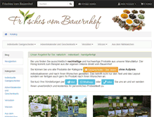 Tablet Screenshot of frisches-vom-bauernhof.com